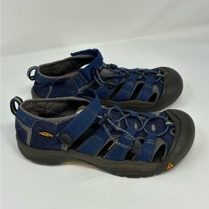 Keen Sandals Mens Size 6 Newport H2 Waterproof Hiking Outdoor Shoes Navy Blue